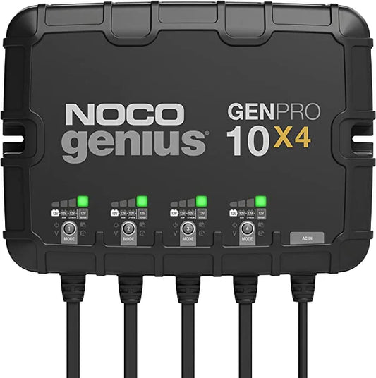 Battery Charger - Noco Genius 10x4-charge 4 batteries at once